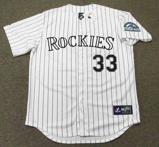 Larry Walker Colorado Rockies 2001 Home Baseball Stitched Baseball Jersey | CTJS1275