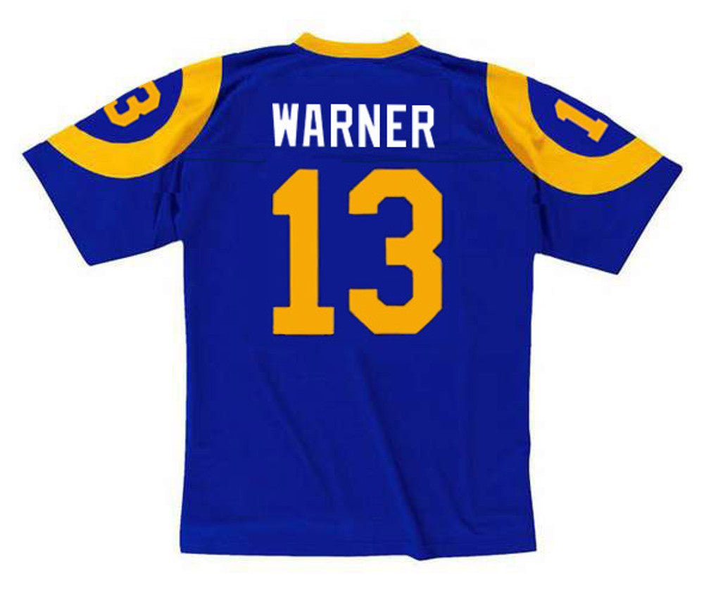 Kurt Warner St Louis Rams 1999 Throwback Nfl Football Jersey jersey front view
