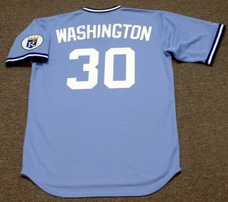 Ul Washington Kansas City Royals 1980 Cooperstown Throwback Baseball Stitched Jersey | CTJS0127