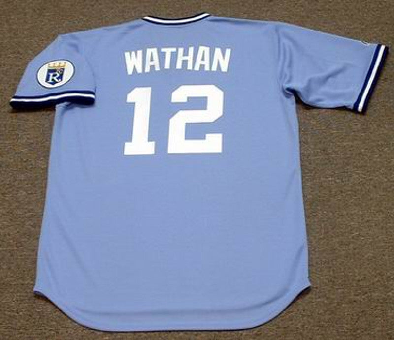 John Wathan Kansas City Royals 1980 Cooperstown Throwback Baseball Stitched Jersey | CTJS1520