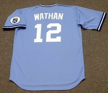 John Wathan Kansas City Royals 1980 Cooperstown Throwback Baseball Stitched Jersey | CTJS1520