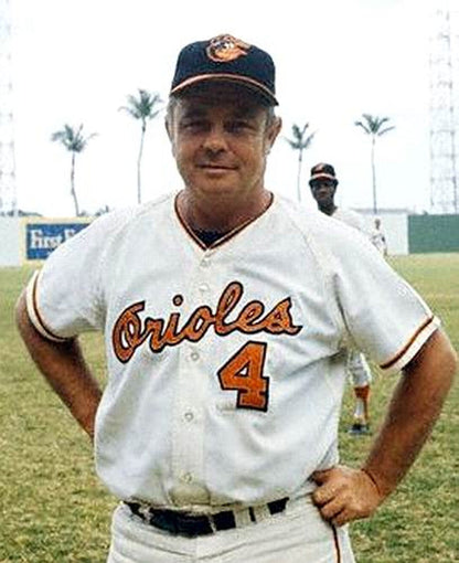 Earl Weaver Baltimore Orioles 1969 Cooperstown Home Baseball Stitched Jersey | CTJS2180