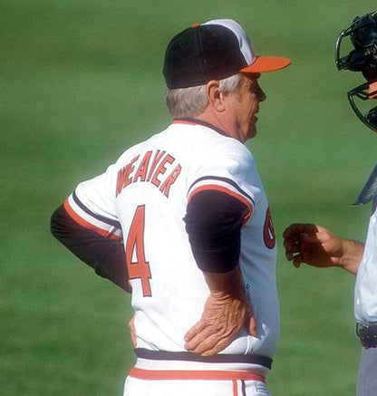 Earl Weaver Baltimore Orioles 1982 Cooperstown Throwback Baseball Stitched Jersey | CTJS2178
