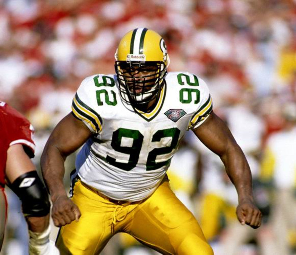 Green Bay Packers Reggie NFL jersey front view