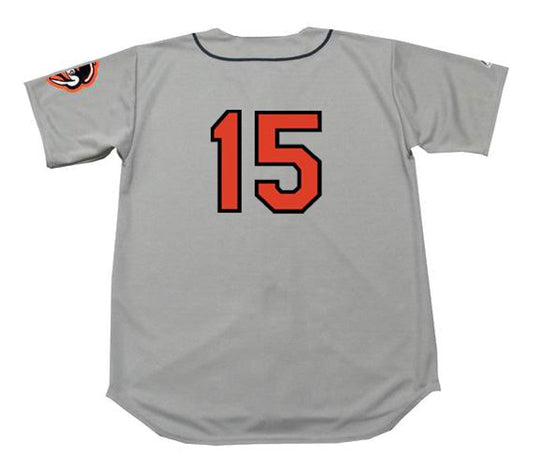 Hoyt Wilhelm Baltimore Orioles 1960 Cooperstown Away Baseball Stitched Jersey | CTJS1851