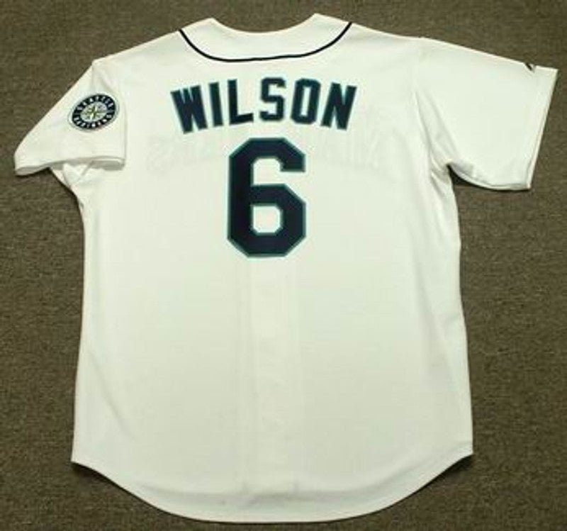 Dan Wilson Seattle Mariners 1997 Home Baseball Throwback Stitched Jersey | CTJS2444