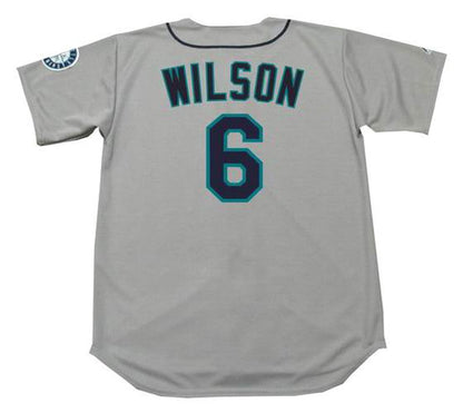 Dan Wilson Seattle Mariners 1997 Throwback Away Baseball Stitched Jersey | CTJS2443