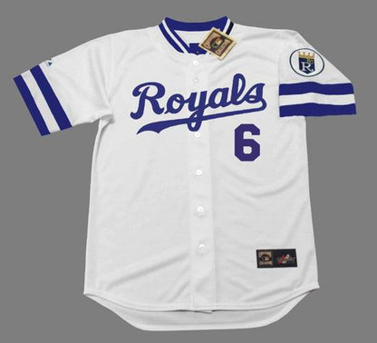 Willie Wilson Kansas City Royals 1985 Cooperstown Home Baseball Stitched Jersey | CTJS0018