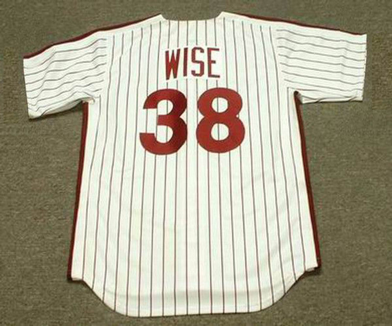Rick Wise Philadelphia Phillies 1971 Cooperstown Throwback Home Baseball Stitched Jersey | CTJS0651