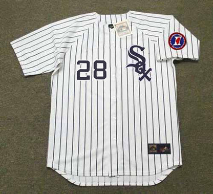 Wilbur Wood Chicago White Sox 1968 Home Throwback Baseball Stitched Jersey | CTJS0071