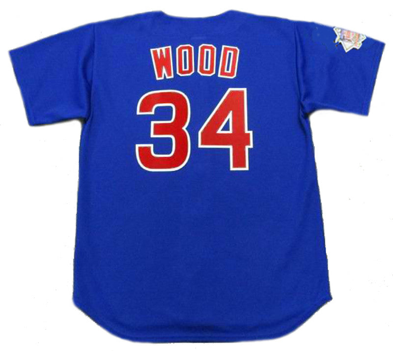 Kerry Wood Chicago Cubs 2003 Throwback Alternate Baseball Stitched Jersey | CTJS1350