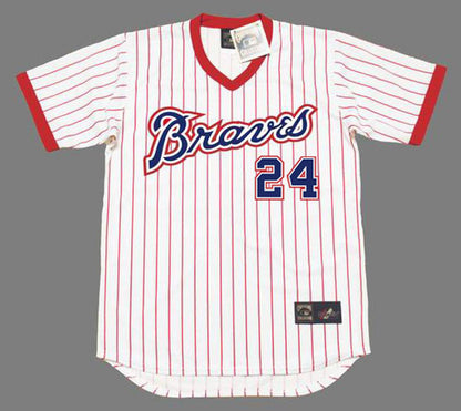 Jimmy Cannon Wynn Atlanta Braves 1976 Home Throwback Baseball Stitched Jersey | CTJS1649