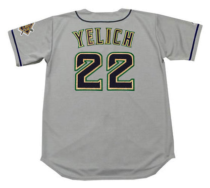 Christian Yelich Milwaukee Brewers 1990S Away Throwback Baseball Stitched Jersey | CTJS2544