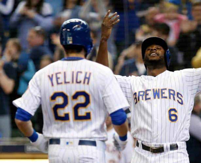 Christian Yelich Milwaukee Brewers Alternate Home Baseball Stitched Jersey | CTJS2543