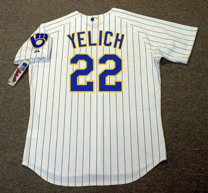 Christian Yelich Milwaukee Brewers Authentic Home Baseball Stitched Jersey | CTJS2542