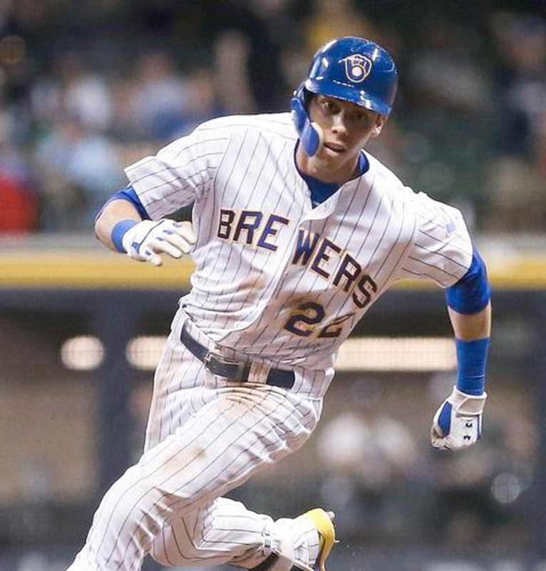 Christian Yelich Milwaukee Brewers Authentic Home Baseball Stitched Jersey | CTJS2542