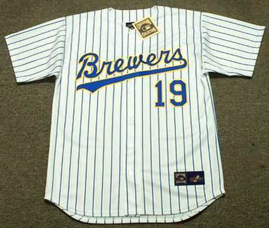 Robin Yount Milwaukee Brewers 1993 Cooperstown Home Stitched Baseball Jersey | CTJS0604