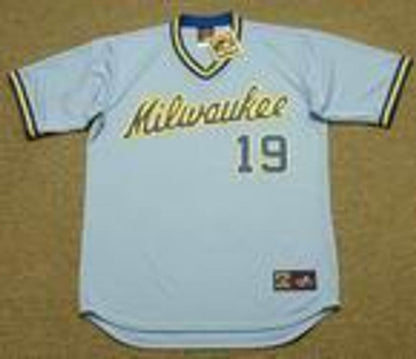 Robin Yount Milwaukee Brewers 1984 Cooperstown Throwback Away Stitched Baseball Jersey | CTJS0606